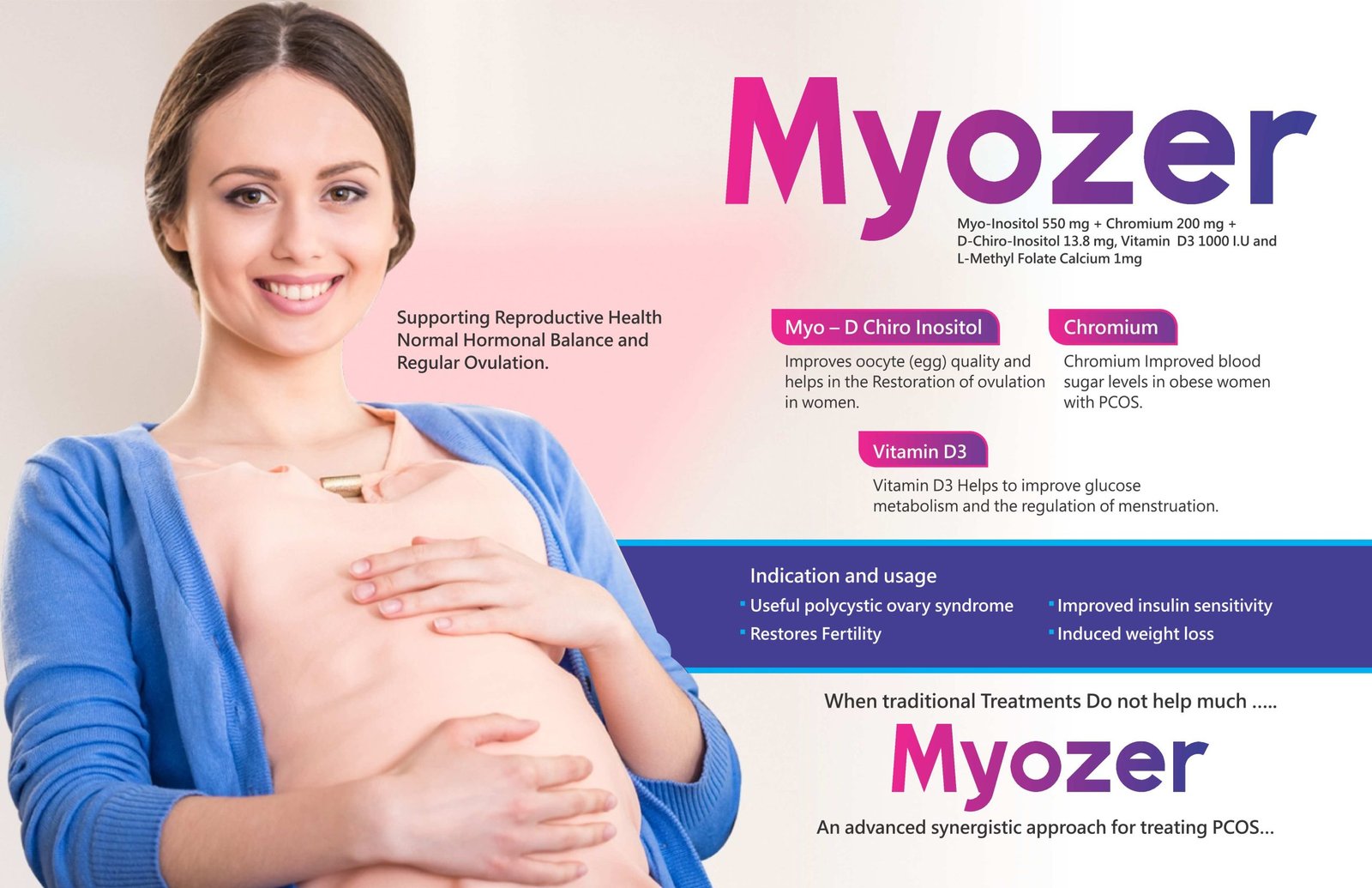 MYOZER - PCOS Support Tablet